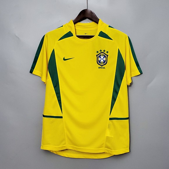 Tailandia Camiseta Brasil Primera equipo Retro 2002